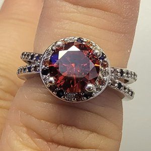 Fashion Red, White and Blue Ring